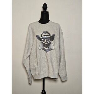 Dallas Football Cowboy Sweatshirt Gildan Crewneck Unisex X-Large